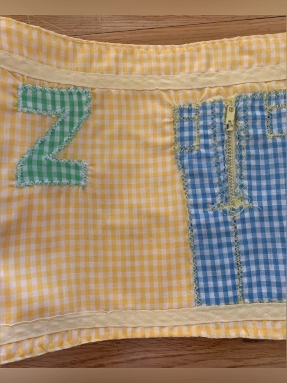 Vintage handmade cloth ABC alphabet children’s book